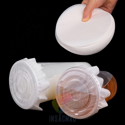 Giấy lót chống tràn ly 500 tờ 13cm