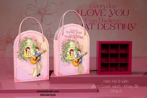 Hộp Valentine HẸN HÒ 9 viên