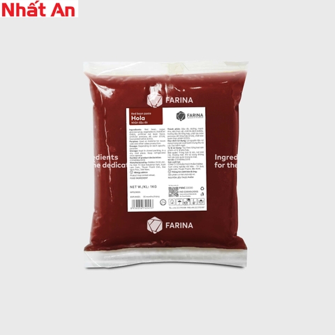 Nhân trung thu đậu đỏ HOLA FARINA 1KG