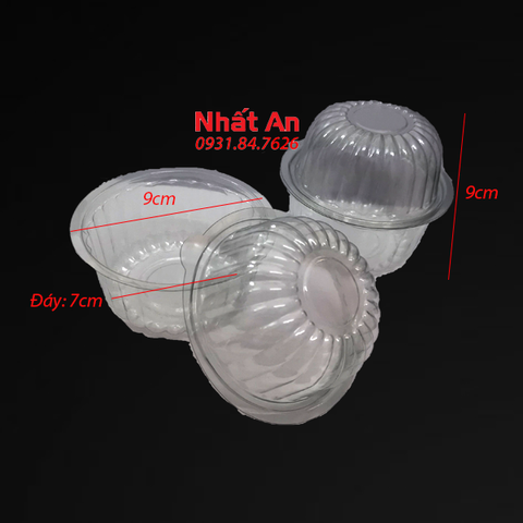 Hộp nhựa trong nắp rời H83