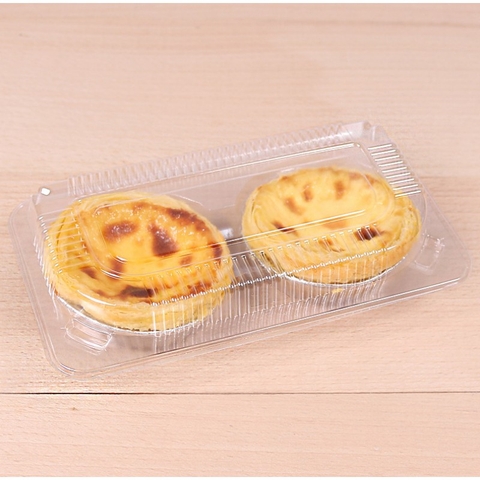 Hộp đựng bánh tart 2 ngăn