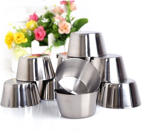 Khuôn bánh flan inox (Có 2 size)