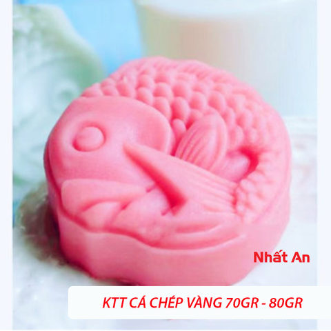 Khuôn trung thu 1 mặt cá 70-80gr
