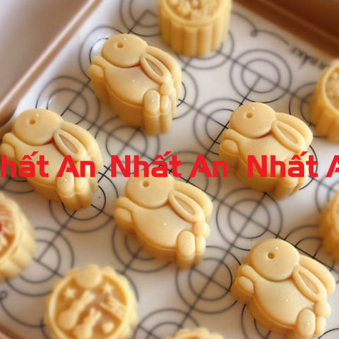 Khuôn trung thu 1 mặt thỏ 50gr