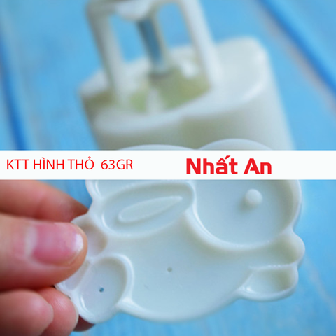 Khuôn trung thu 1 mặt thỏ 50gr