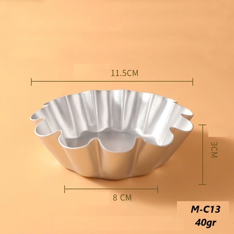 Khuôn tart nhôm M-C13