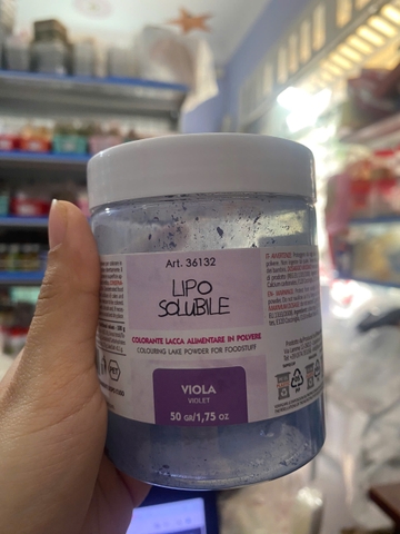 Bột Màu Tím Gốc Dầu Lipo Soluble 10gr/ 25gr/ 50gr