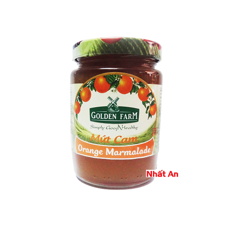 Mứt cam/ Orange Jam 210gr hiệu Golden Farm