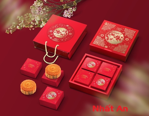 Hộp Trung Thu 4 Bánh Ngân Hà 150gr - 250gr (còn 1 bộ)