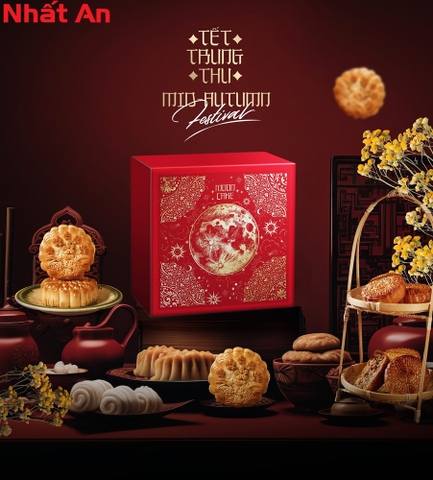 Hộp Trung Thu 4 Bánh Ngân Hà 150gr - 250gr (còn 1 bộ)