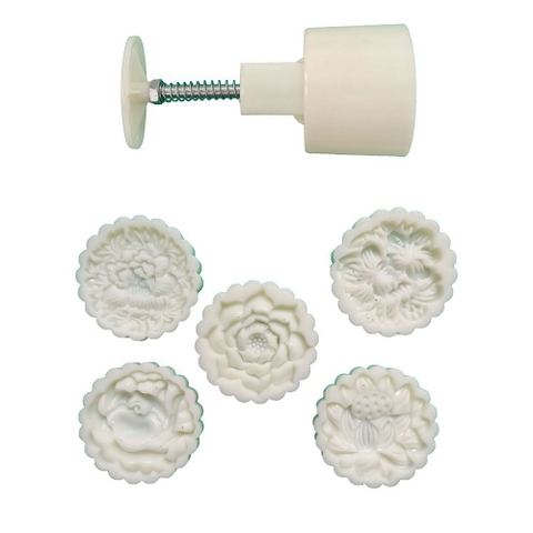 Khuôn Trung Thu 5 Mặt Hoa Nở 100gr