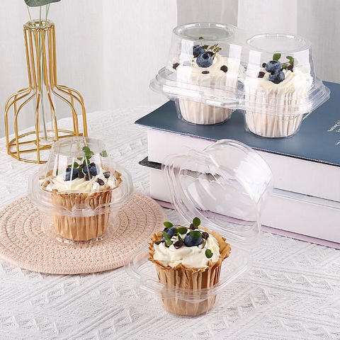 Cup giấy nướng cupcake / muffin màu nâu - lốc 30 cái