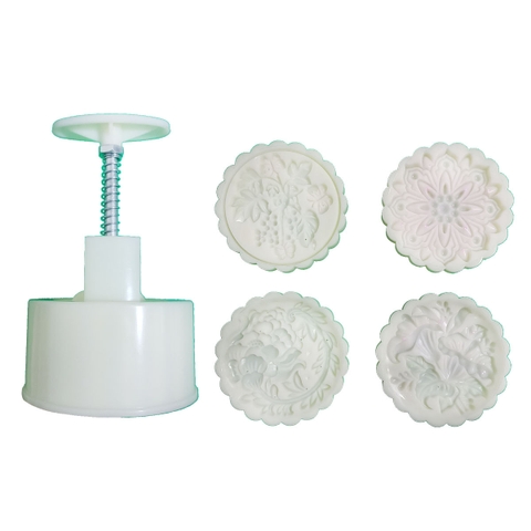 Khuôn Trung Thu 4 mặt chùm nho 200gr - 230gr