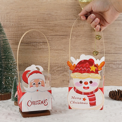 Hộp đựng bánh kẹo Giáng Sinh kute - Ông già Noel