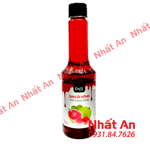 Siro Ổi Hồng/ Pink Guava Syrup Deli 350ml