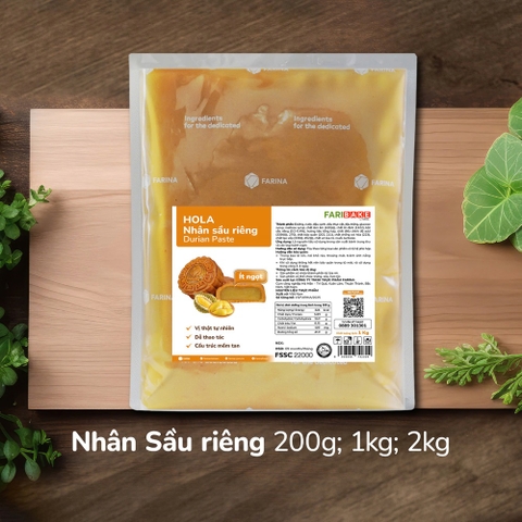 Nhân trung thu sầu riêng HOLA FARINA 1kg
