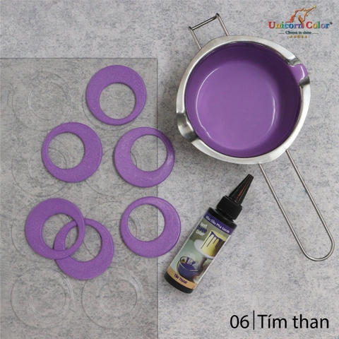 Màu dầu pha socola Tím Than 50ml