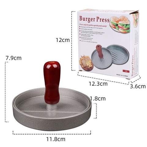 Khuôn tròn ép thịt hamburger