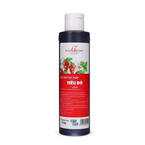 Màu nước siêu đỏ unicorn 210gr