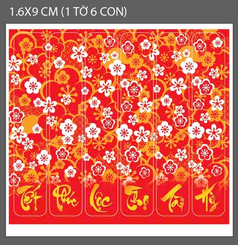 Tem Tết Dài - Hộp Tết
