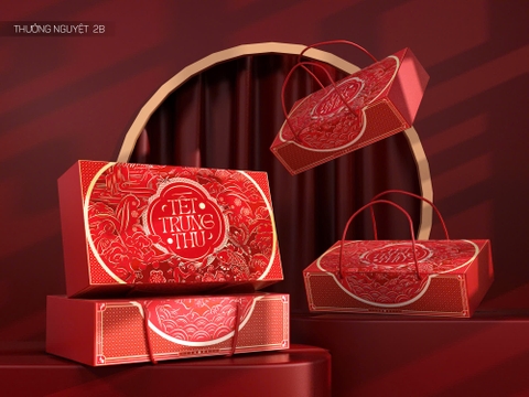 Hộp Trung Thu Thưởng Nguyệt 2B 150gr - 250gr
