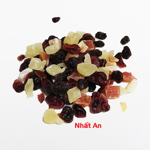 Trái cây khô hỗn hợp | Dried mix fruit.