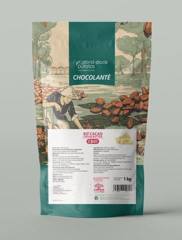 Bơ cacao Puratos 1kg / Cocoa butter Puratos 1kg