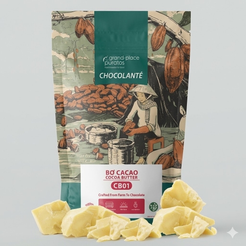 Bơ cacao Puratos 1kg / Cocoa butter Puratos 1kg