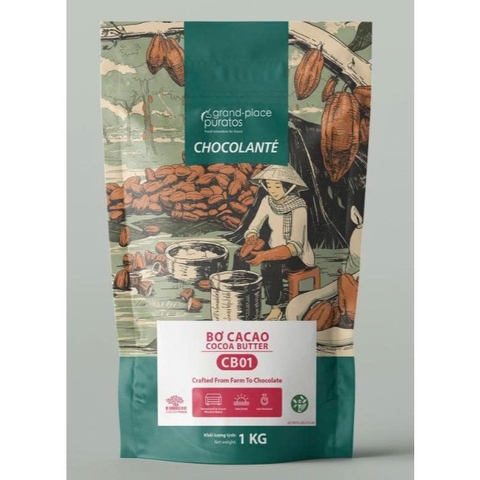 Bơ cacao Puratos 1kg / Cocoa butter Puratos 1kg