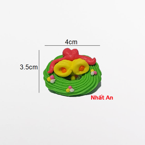 Bông đường trang trí vòng hoa Noel
