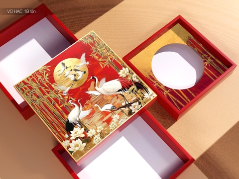 Hộp Trung Thu Vũ Hạc 1B Lớn 500gr - 1200gr