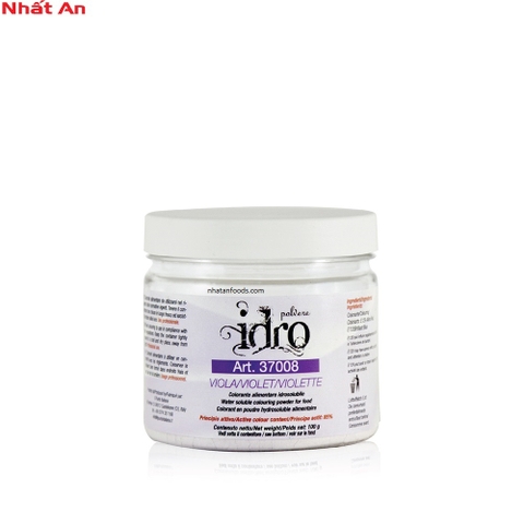 Màu bột gốc nước Polvere Idro tím 100gr 