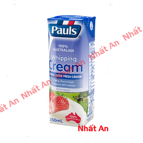 Whipping cream Pauls 250ml