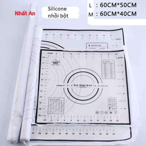 Tấm silicone nhồi bột (Có 2 size)