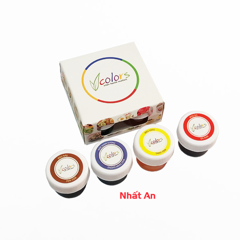 Set 4 màu thực phẩm V Color