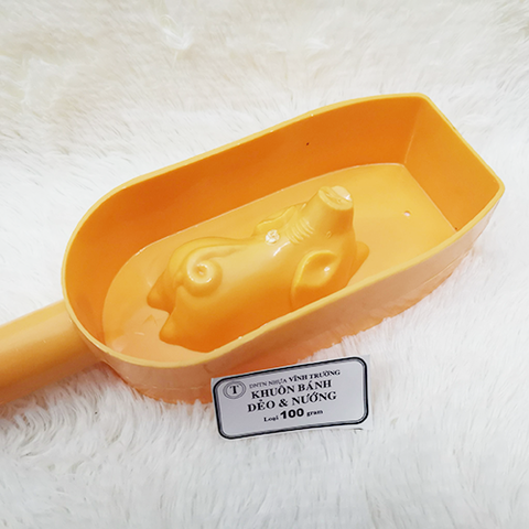 Khuôn bánh trung thu hình con heo 100gr Vĩnh Trường