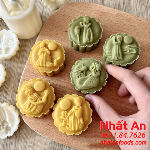 Khuôn trung thu 6 mặt Cổ Tích 50gr