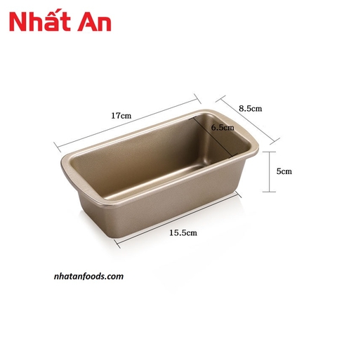 Khuôn nướng bánh hình chữ nhật chống dính - có 3 size