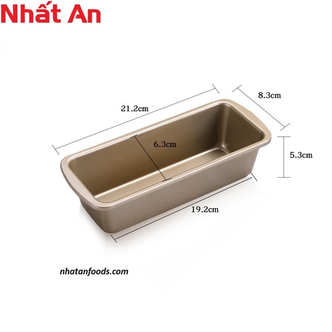 Khuôn nướng bánh hình chữ nhật chống dính - có 3 size