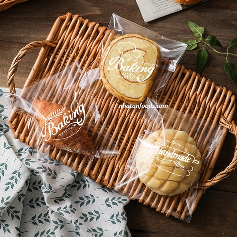 Túi dán bánh mì ngọt Baking - 100 cái