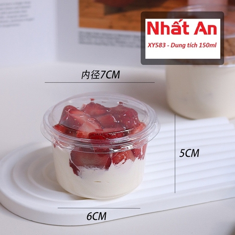 Hộp nhựa trong XY583 (150ml)