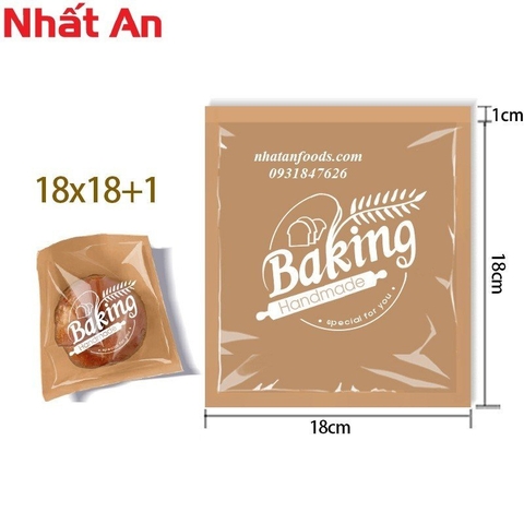 Túi đựng bánh mì 18x19cm - Set 100 túi