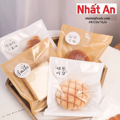 Túi đựng bánh mì 21 x 24cm - Set 100 túi