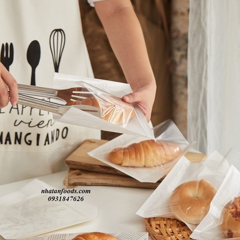 Túi đựng bánh mì 21 x 24cm - Set 100 túi