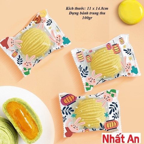 Túi hàn Trung Thu Thỏ lồng đèn 100g - 100 túi