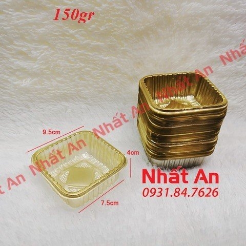 Khay trung thu thành cao 150gr màu trắng