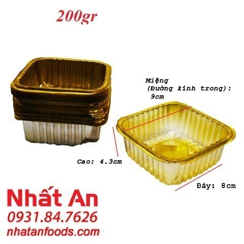 Khay trung thu thành cao 200gr (Có 2 màu)