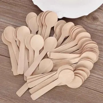 Muỗng gỗ dùng một lần 10cm