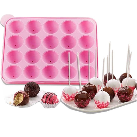 Khuôn cake pop 20 viên tròn