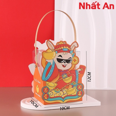 Hộp mica đựng bánh kẹo Tết